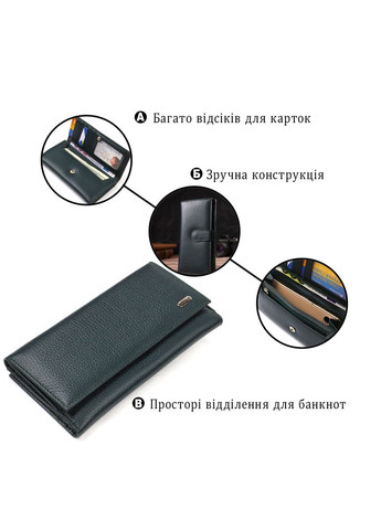 Практический женский портмоне из натуральной кожи флотар 21854 Canpellini (331908141)