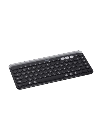Клавіатура мембранна KS250 84key, WL/BT, EN/UK, чорно-сірий 2E (387173985)