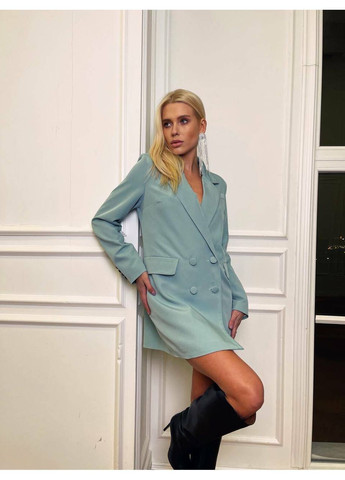 М'ятна сукня-піджак diana lux колір ментол milirud
