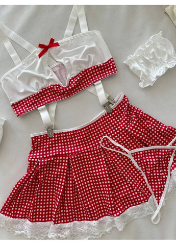 Червоний демісезонний жіночий рольовий костюм | червона пристрасть Vital-Textile 109/111