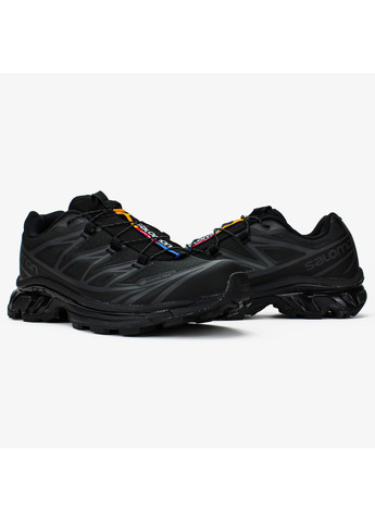 Чорні Осінні кросівки чоловічі salomon xt-6 adv dover black gore-tex | саломон хт-6 чорні No Brand