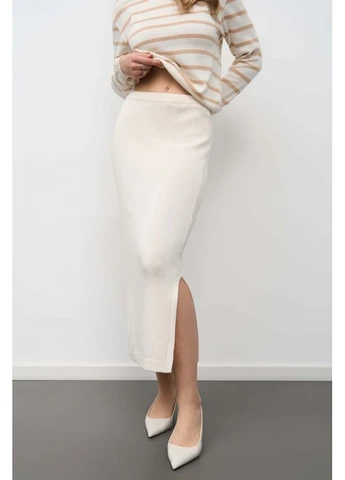 Кремовая юбка Lurex