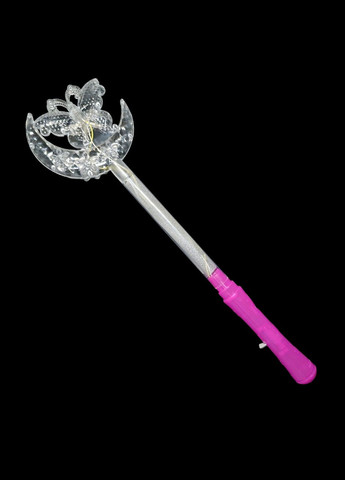 Волшебная палочка Бабочка светится Розовая No Brand (342065143)