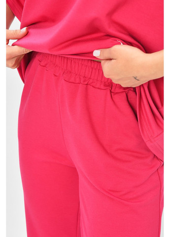 Спортивний костюм жіночий малинового кольору Let's Shop (355336107)