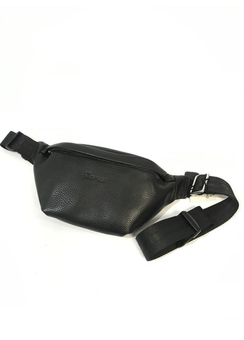 Чоловіча поясна сумка з натуральної шкіри Darvoz 8110-1 чорна 30 х 14 х 5 No Brand (371682132)