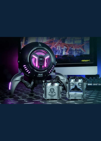 Навушники TWS Sirius Pro, BT 5.2, Battle-Worn Gray GravaStar (342397728)