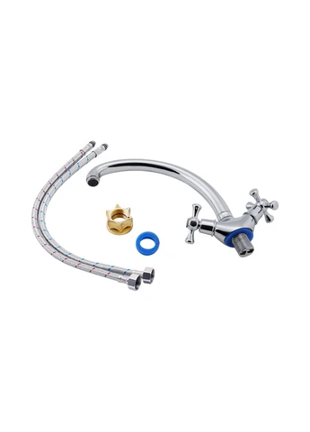Смеситель для кухни Lamb 273F двухвентильный LDLAM273FCRM21890 Chrome LIDZ 271F-3 (346492415)