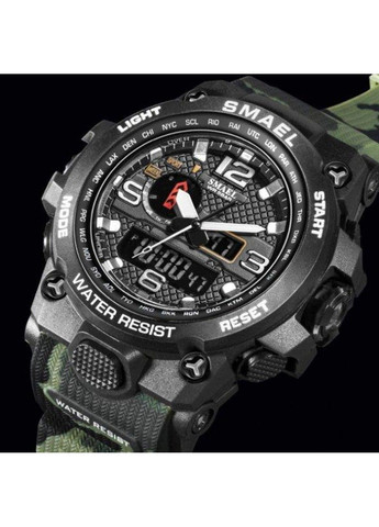Водостійкий тактичний кварцовий годинник Tank black Smael (313653942)