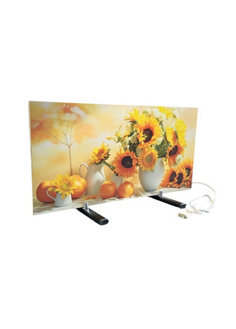 Обогреватель керамический инфракрасный ЭИК-3060 320 W напольный электрообогреватель подсолнухи No Brand (362412846)