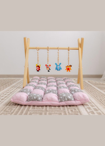 Мобиль детский напольный Смешные герои с матрасиком Зефирка No Brand (316256799)