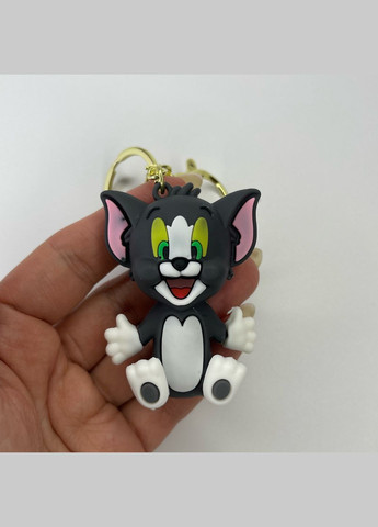 Брелок Tom and Jerry Том мини для сумки ключей игрушка Силиконовый 6 см x 4.5 см Finding (322649079)