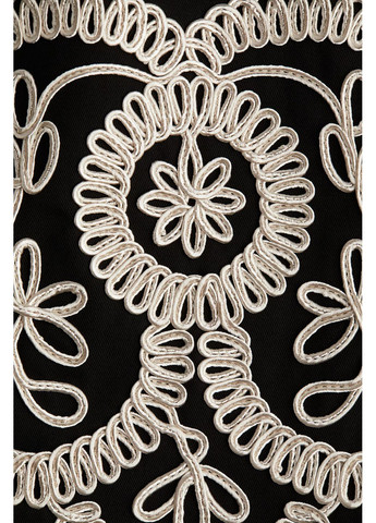 Черное платье H&M однотонное