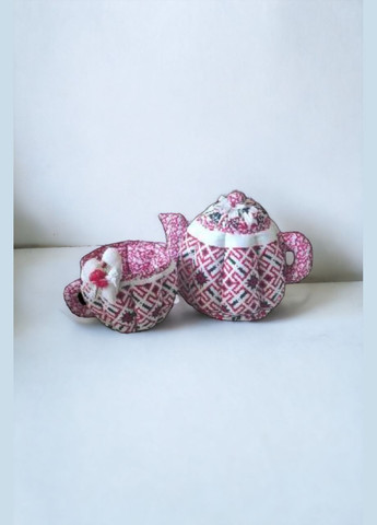 Набір Чайник цукерниця з чашкою в українському стилі. No Brand (337353628)