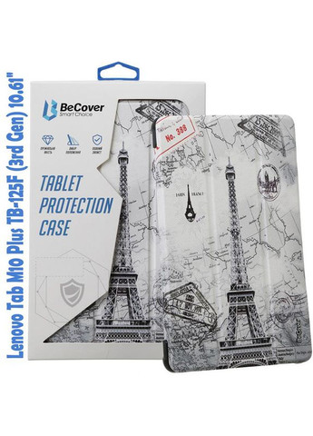 Чохол-книжка Smart для Lenovo Tab M10 Plus TB-125F (3rd Gen)/K10 Pro TB-226 10.61" Paris (708316) BeCover (341486970)