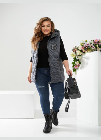 Жіночий весняний жилет чорного кольору New Trend (304987370)
