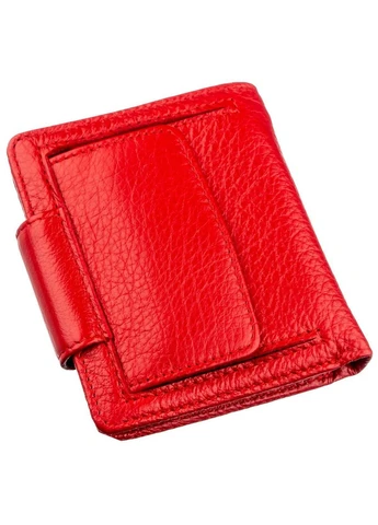 Оригинальный женский бумажник ST Leather Красный Верховинка 18923 (398291894)
