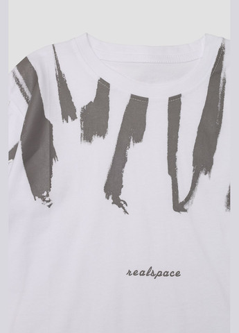 Белая летняя футболка с коротким рукавом для мальчика цвет белый cb-00269981 No Brand