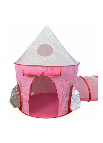 Намет ракета дитячий з тунелем сухий басейн космічний корабель будиночок великий ігровий комплекс для дітей No Brand (327433217)