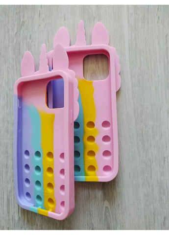 Чехол Pop it для 12 Единорог Попит антистресс силиконовый детский радужный No Brand (360896644)