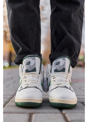 КРОСІВКИ ЖІНОЧІ NEW BALANCE 650 HIGHT WHITE GREEN FUR НЬЮ БЕЛАНС 650 No Brand сірі зими (367114976)