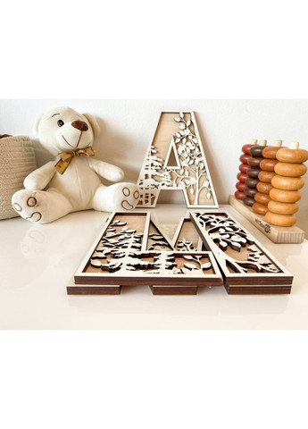 Растительные буквы, персонализированные 1 шт WittleWood (369770178)