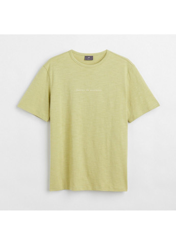 Салатовая футболка H&M