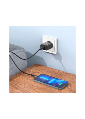 Зарядний пристрій BA71A Power USB-C PD20W Black (6974443387957) Borofone (382052149)