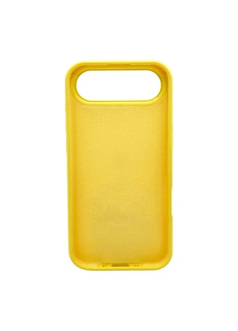 Чохол-накладка для Apple iPhone 17 Air силіконовий 0,5 мм Canary Yellow No Brand Open Cam (401717285)