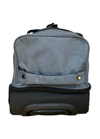 Дорожня сумка на колесах середня M 41670 поліестер Lee Cooper (393728697)