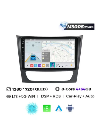 Штатная магнитола MS Mercedes Benz E-Class W211 CLS-Class C219 (2002-2010) MS 4Gb+64Gb QleD Mekede (351868166)