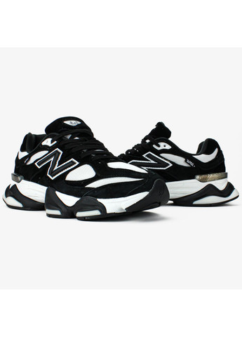 Кроссовки женские и мужские New Balance 9060 Black White | Нью Беланс 9060 черные белые No Brand чёрно-белые демисезоны (367848930)