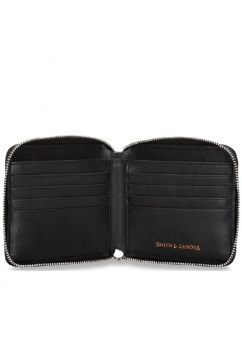 Гаманець чоловічий шкіряний Smith & Canova 28651 Asquith (Black) Smith&Canova (323459433)