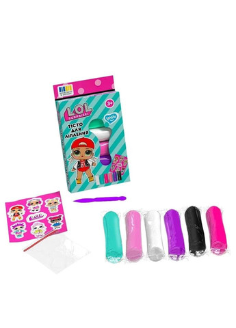 Набір для ліплення з тістом L.O.L. Surprise! LOL41245 у стиках 6 кольорів No Brand (339780293)