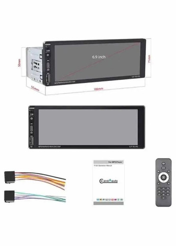 Автомагнітола із сенсорним екраном 6288W 1 DIN CML-PLAY HD 6.9" IPS 720P MicroSD 2/64GB автомобільна (2390000021) No Brand (341485519)