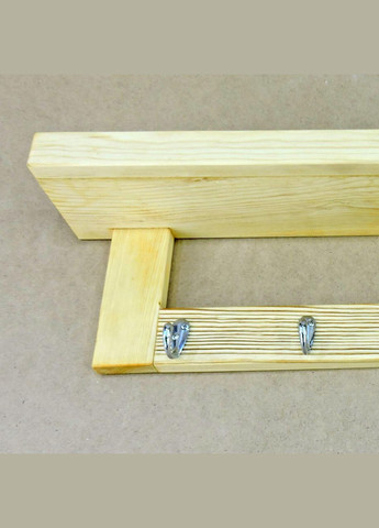 Вішалка для одягу з дерева Бернабі 4 ваніль (ВДО-0012402) No Brand (327848216)