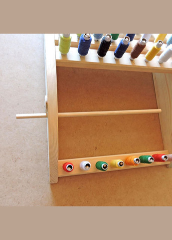 Стійка для ниток з дерева Шанжан 48 (НТК-480900) No Brand (328912028)