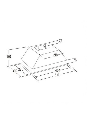Витяжка вбудована G-45 WH (02039005) CATA (314977406)
