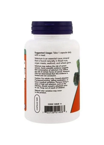 Selenium 200 mcg 180 Veg Caps Now Foods (362418678)