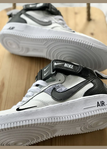 Кросівки жіночі і чоловічі Nike Air Force 1’07Lv8 Ultra High White | Найк Аір Форс високі білі No Brand білі демісезони (307397802)