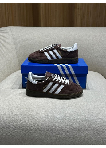 Кроссовки женские Adidas Brown Gum No Brand Handball Spezial коричневые демисезоны (366576734)