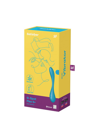 Універсальний смарт-вібратор G-Spot Flex 5+ Petrol Satisfyer (335395377)