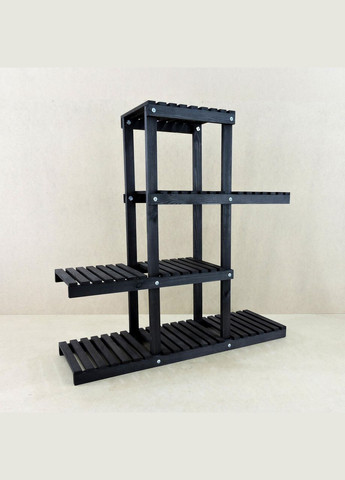 Підставка для квітів з дерева Гасконь венге (ЦВТ-002312) No Brand (328227234)