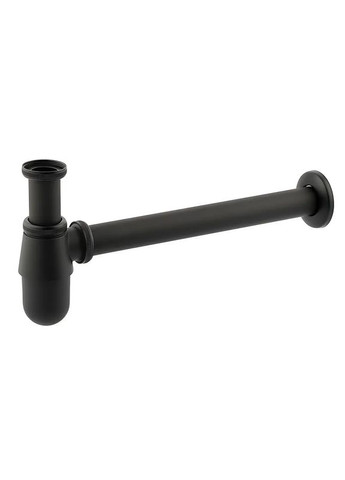 Сифон для раковини SIPHON-01 BLACK без випуску (під донний клапан) без ревізії (Колір чорний) 1 1/4'' (AC3573) Champion (341331704)