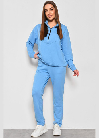 Спортивний костюм жіночий блакитного кольору Let's Shop (285692155)