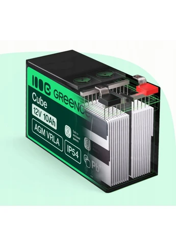 Аккумулятор AGM VRLA 12V 120Ah IP54 необслуживаемый (срок службы - 5 лет) Green Cell (387194718)