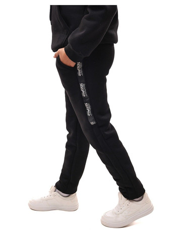 Черные зимние брюки No Brand