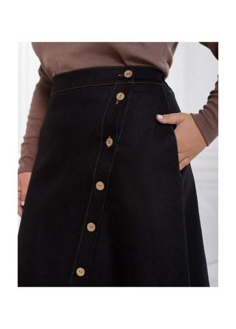 Черная повседневная юбка Liton