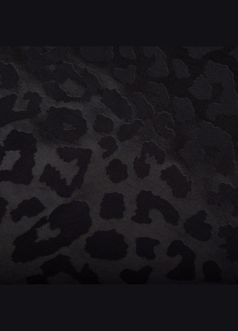 Тканина плательна жакард 140 г/м2 145 см чорна віскоза бавовна, натуральна лео IDEIA (339067187)