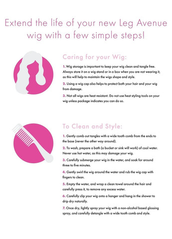 Довга блакитна перука Long straight bang wig Blue, гладенька, 61 см Leg Avenue (305589864)