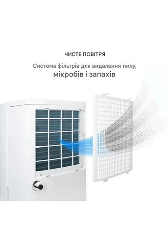 Осушувач повітря Wi-Fi 30 л 25-30 м2 (10034433) Klarstein DryFy Connect 30 (393553416)